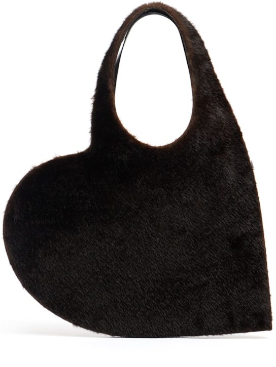 Coperni: Heart plush tote bag - women_0 | Luisa Via Roma