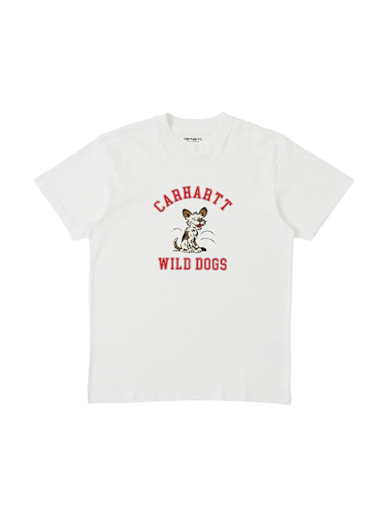 Carhartt WIP: Wild Dog cotton t-shirt - White - kids-boys_0 | Luisa Via Roma