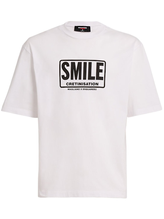Dsquared2: Magliano loose fit棉质T恤 - men_0 | Luisa Via Roma