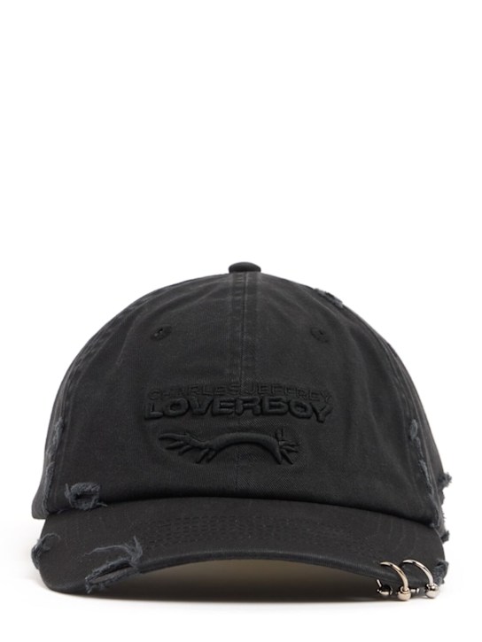 Charles Jeffrey LOVERBOY: Pierced logo cap - men_0 | Luisa Via Roma