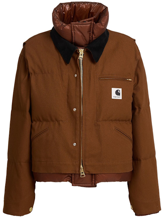 sacai x Carhartt WIP Duck Jacket サイズ2 Carhartt WIP sacai x Carhartt WIP W' Duck x Wool Knit Blouson
