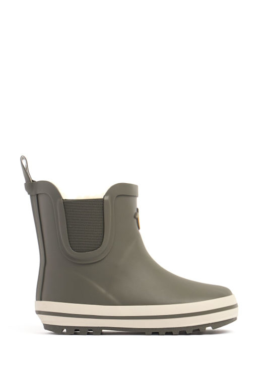 Konges Sløjd: Lemon rubber rain boots - Light Grey - kids-boys_0 | Luisa Via Roma