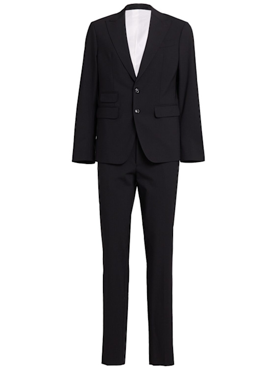Dsquared2: London wool blend suit - men_0 | Luisa Via Roma