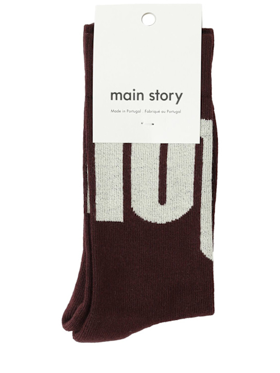 Main Story: Cotton blend long socks - パープル - kids-boys_0 | Luisa Via Roma