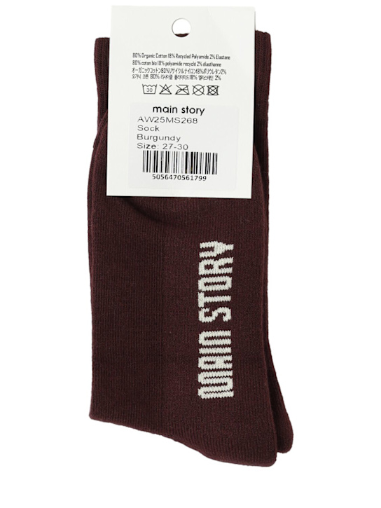 Main Story: Cotton blend long socks - パープル - kids-boys_1 | Luisa Via Roma