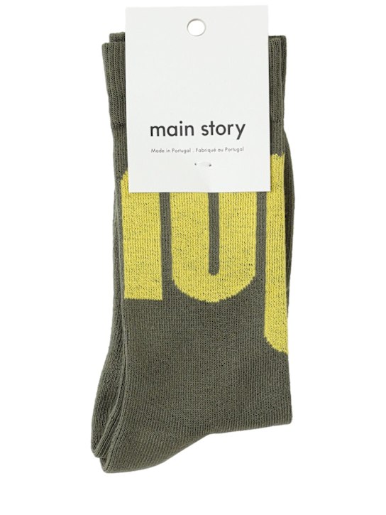 Main Story: Cotton blend long socks - グリーン - kids-boys_0 | Luisa Via Roma