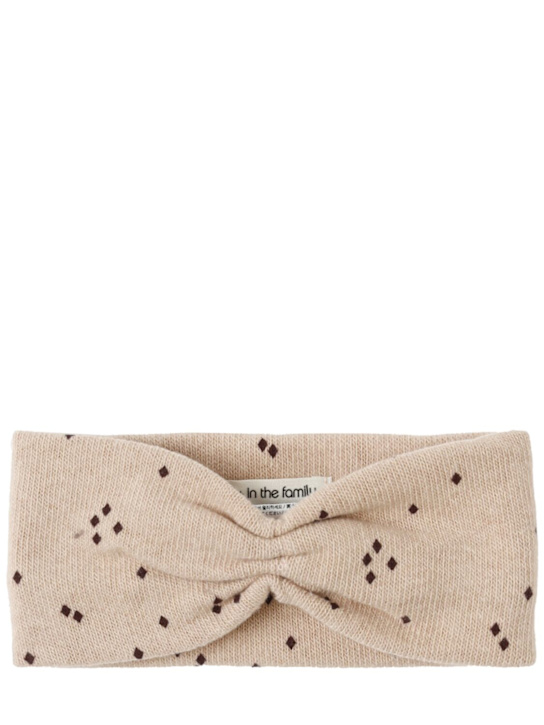 1 + IN THE FAMILY: Cotton blend headband - ピンク - kids-girls_0 | Luisa Via Roma