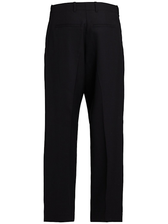 Our Legacy: Borrowed wool chino pants - Black - men_1 | Luisa Via Roma