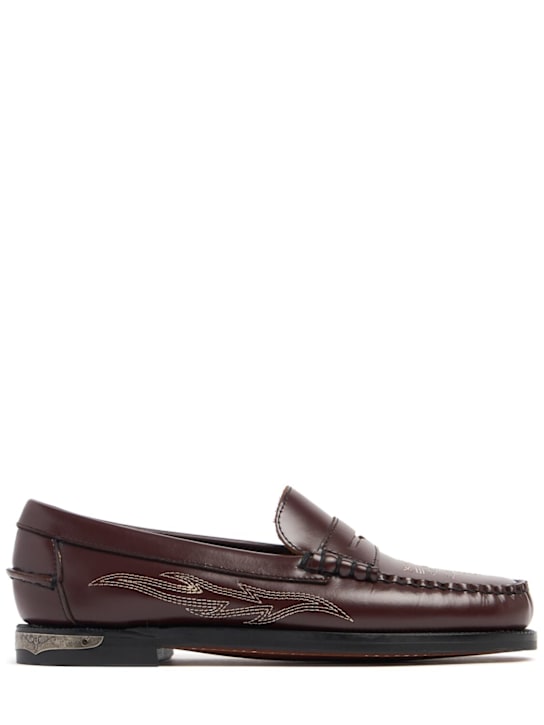 Sebago: 20mm Dan El Paso leather loafers - women_0 | Luisa Via Roma