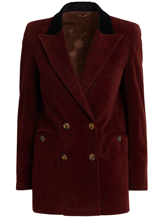 Blazé Milano: Chaqueta blazer de algodón - women_0 | Luisa Via Roma