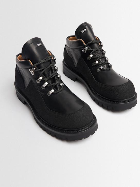 Our Legacy: Quest leather boots - Black - men_1 | Luisa Via Roma