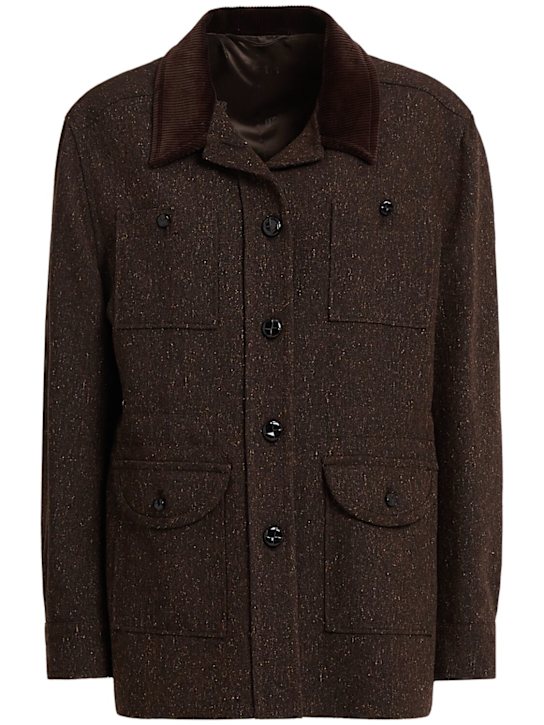 Blazé Milano: Jacke aus Wollmischung „Lokai“ - Braun - women_0 | Luisa Via Roma