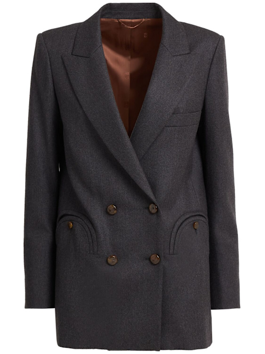 Blazé Milano: Everyday wool blazer jacket - women_0 | Luisa Via Roma