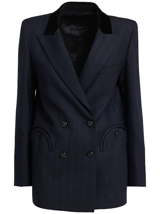 Blazé Milano: Everyday wool blazer jacket - women_0 | Luisa Via Roma