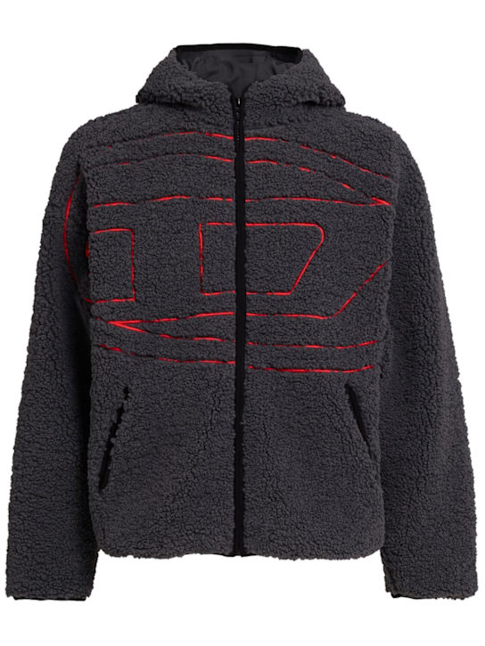 Diesel: S-zat zipped loose fit jacket - men_0 | Luisa Via Roma