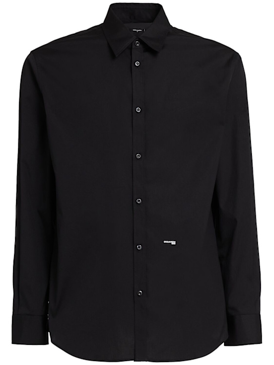 Dsquared2: Relax Dan poplin shirt - men_0 | Luisa Via Roma