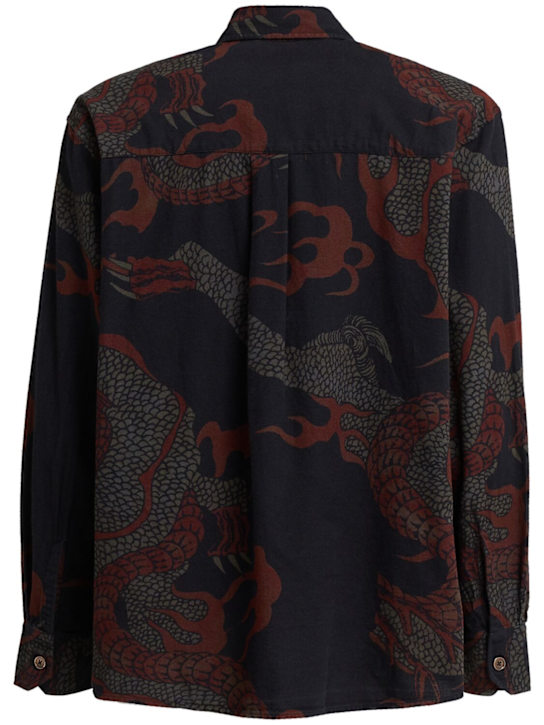 Our Legacy: Cotton shirt - Black/Brown - men_1 | Luisa Via Roma