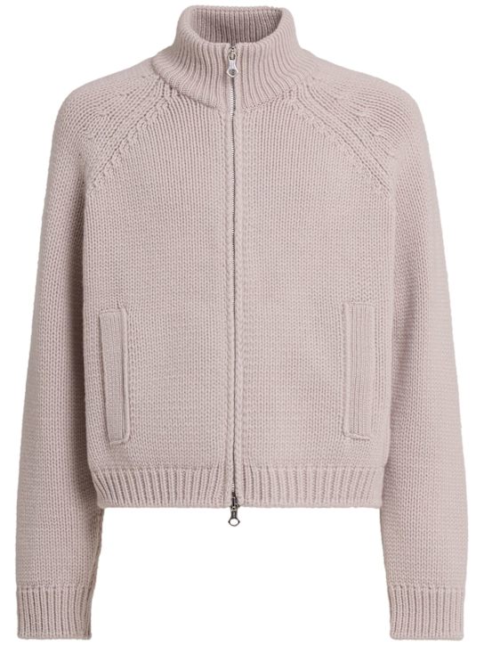 Our Legacy: Wool cardigan - Beige - men_0 | Luisa Via Roma