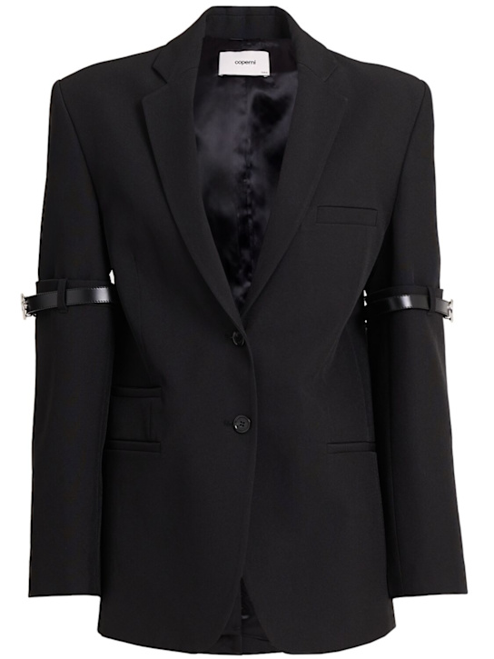 Coperni: Hybrid oversized tailored blazer - women_0 | Luisa Via Roma