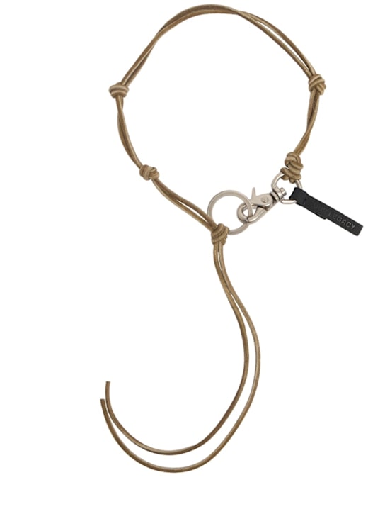 Our Legacy: Landon leather key holder - Cachi - men_0 | Luisa Via Roma