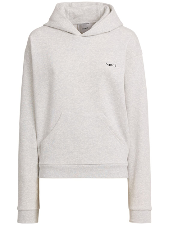 Coperni: Logo cotton blend hoodie - women_0 | Luisa Via Roma