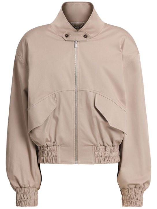 Magda Butrym: Wool blend bomber jacket - Beige - women_0 | Luisa Via Roma