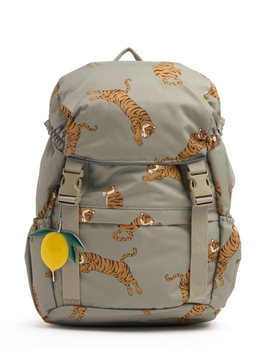 Konges Sløjd: Tiger printed poly backpack - kids-boys_0 | Luisa Via Roma