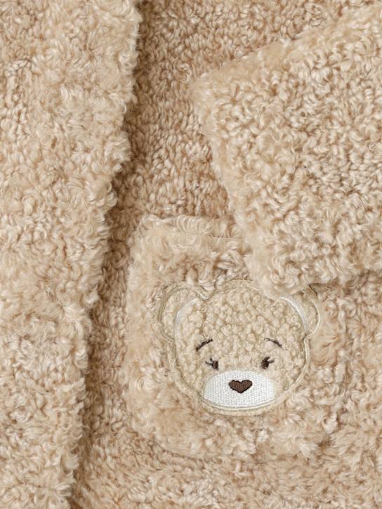 Monnalisa: Teddyweste aus Polyester - Braun - kids-girls_1 | Luisa Via Roma