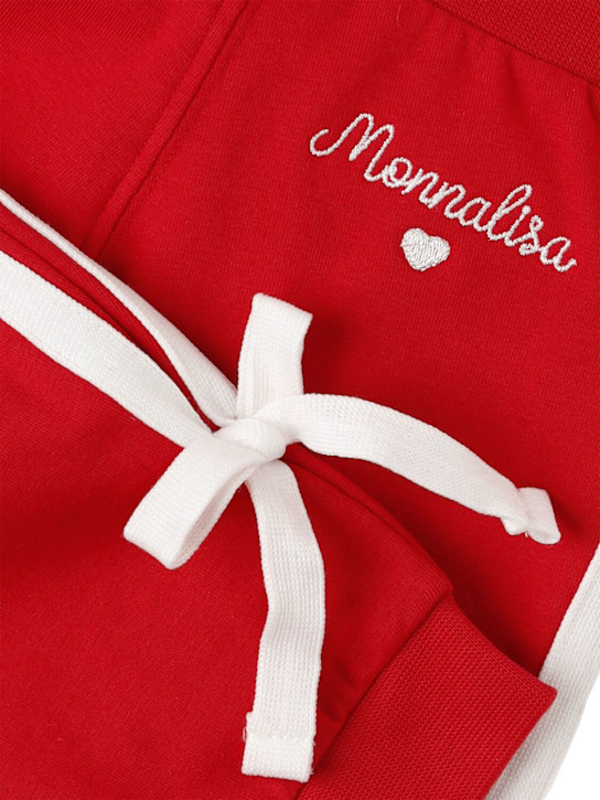 Monnalisa: Trainingshose aus Baumwollmischung - Rot - kids-girls_1 | Luisa Via Roma