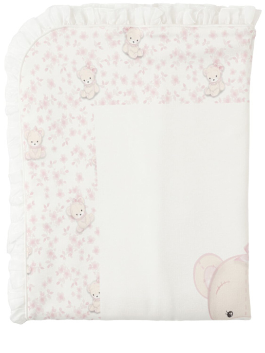 Monnalisa: Couverture en coton interlock imprimé - kids-girls_0 | Luisa Via Roma