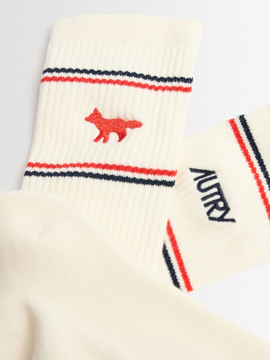 Autry: Maison Kitsuné socks - men_1 | Luisa Via Roma