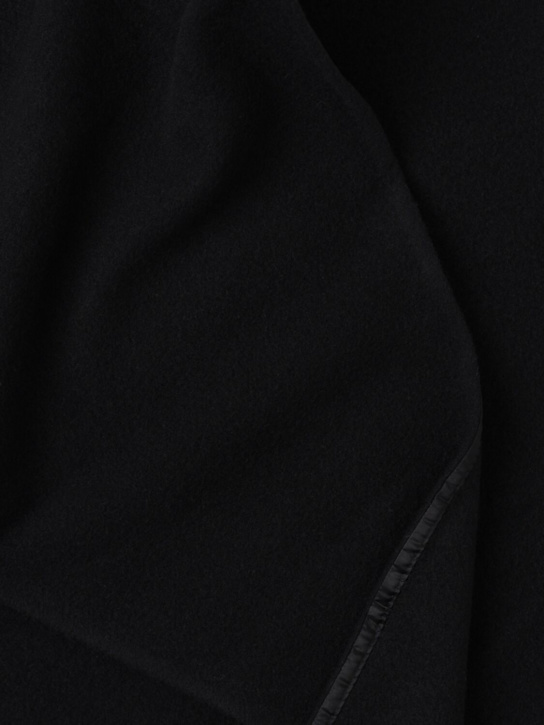 Rier: Losange wool scarf - Black - women_1 | Luisa Via Roma