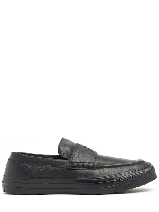 Converse: Chuck Taylor All-Star loafers - Black - men_0 | Luisa Via Roma