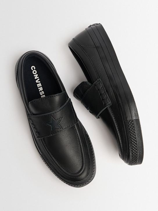 Converse: Chuck Taylor All-Star loafers - Black - men_1 | Luisa Via Roma