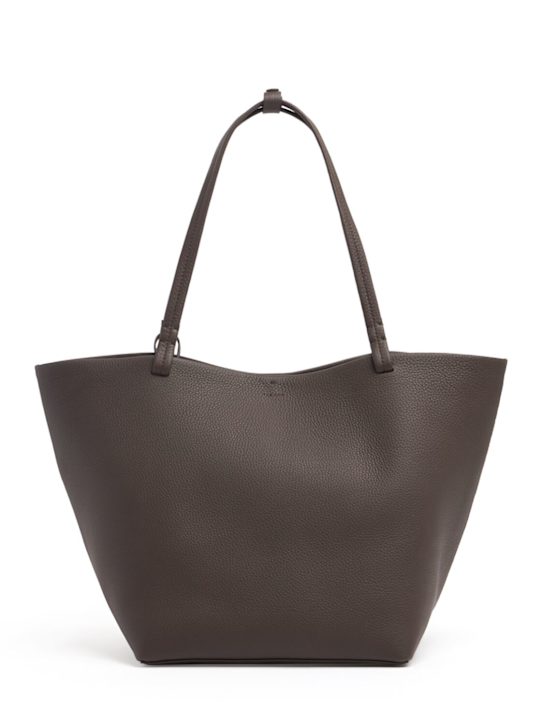 The Row: Park Three grain leather tote bag - women_0 | Luisa Via Roma