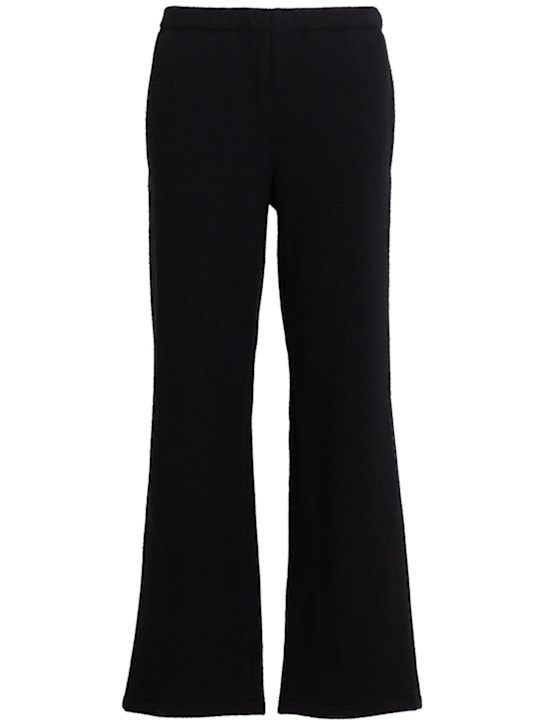 Rier: Wool pants - Black - women_0 | Luisa Via Roma