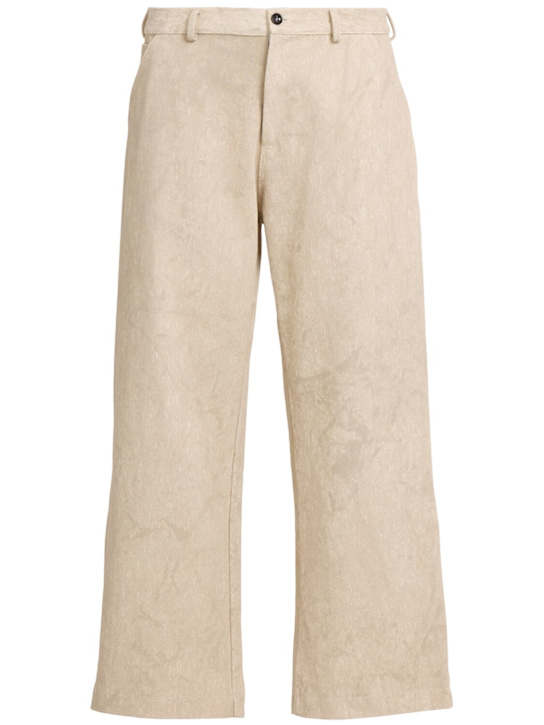 Lc23: Dirty cotton work pants - men_0 | Luisa Via Roma
