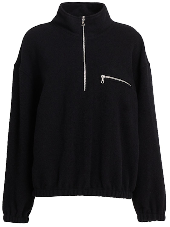 Rier: Wool polar sweatshirt - women_0 | Luisa Via Roma