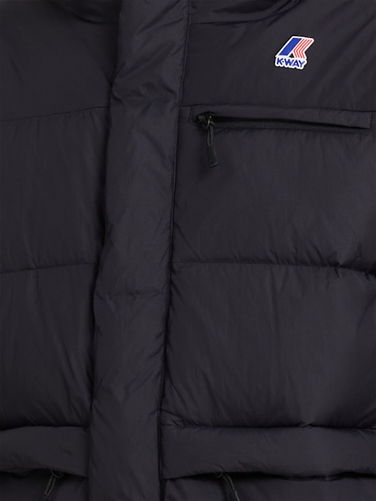K-Way: Le Vrai 4.0 Aurele nylon down jacket - ブラック - men_1 | Luisa Via Roma
