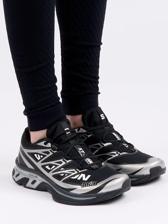 MM6 Maison Margiela: Baskets XT MM6 - Noir/Argent - men_1 | Luisa Via Roma