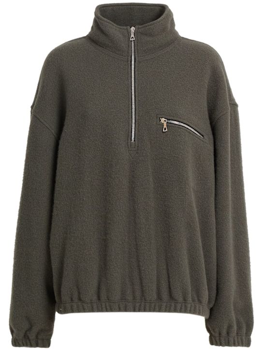 Rier: Wool polar sweatshirt - women_0 | Luisa Via Roma