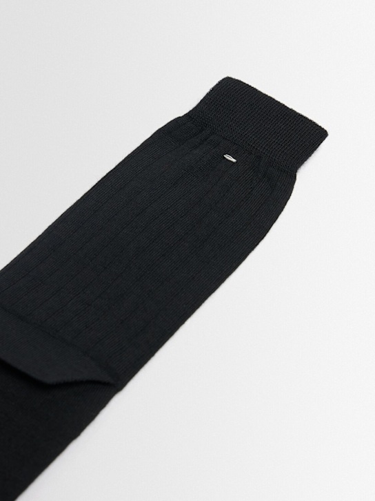 Maison Margiela: Tabi wool blend socks - men_1 | Luisa Via Roma