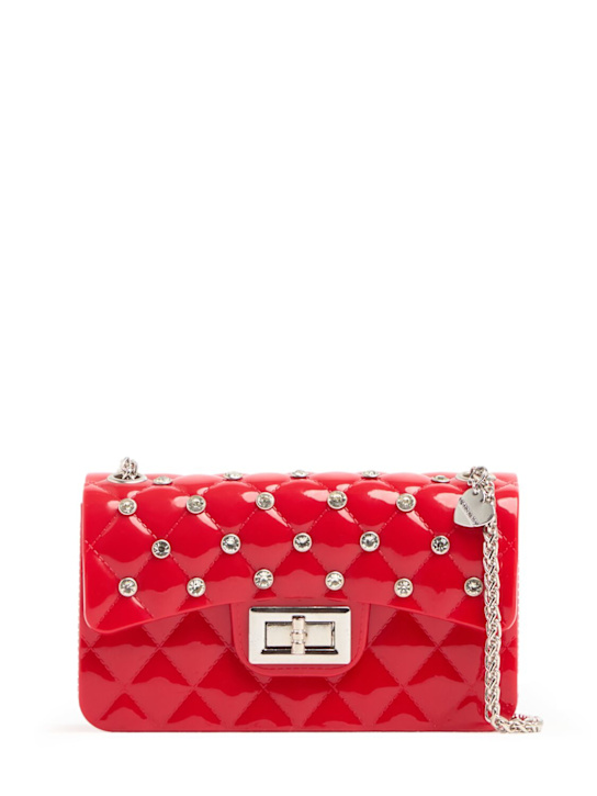 Monnalisa: Borsa a spalla con decorazioni - Rosso - kids-girls_0 | Luisa Via Roma