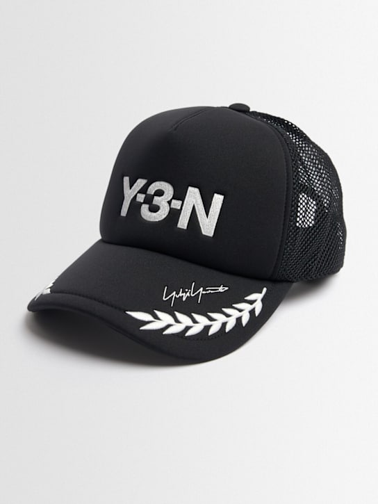 Y-3: NBHD trucker hat - men_1 | Luisa Via Roma
