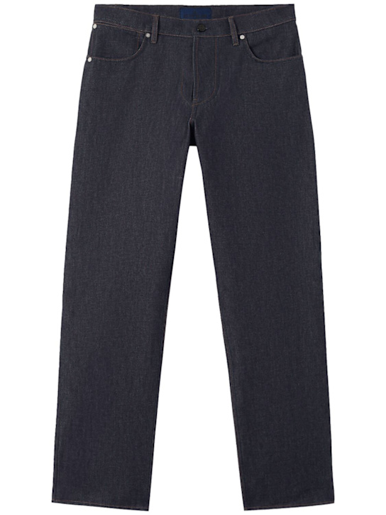 Stone Island: DENIM RESEARCH Denim jeans - Blue - men_0 | Luisa Via Roma