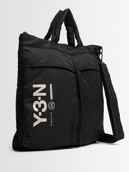 Y-3: NBHD recycled tech tote bag - men_1 | Luisa Via Roma