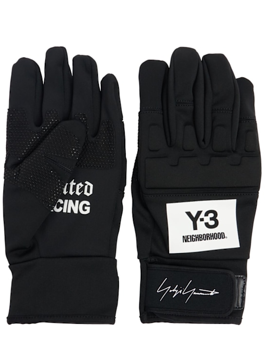 Y-3: NBHD gloves - men_0 | Luisa Via Roma