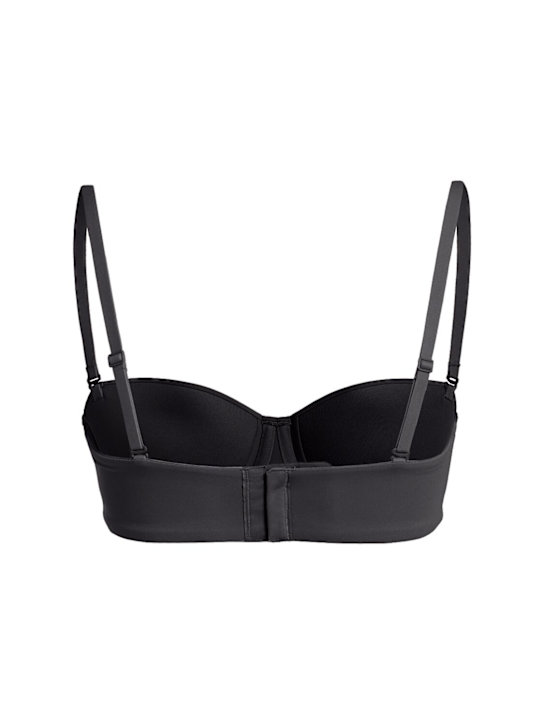 Skims: Fits everybody 나일론 스트랩리스 브라 - Onyx - women_1 | Luisa Via Roma