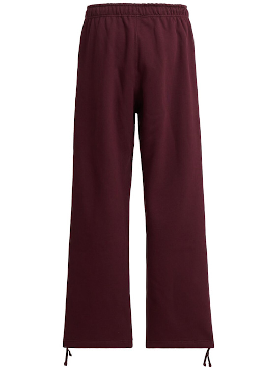 Nike: Solo Swoosh sweatpants - Burgundy Crush/ - men_1 | Luisa Via Roma