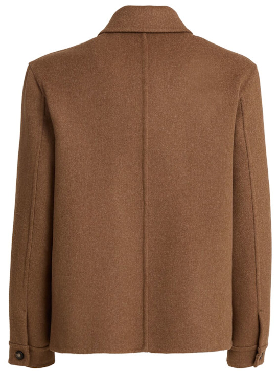 The Core: ウール混ジャケット - キャメル - men_1 | Luisa Via Roma